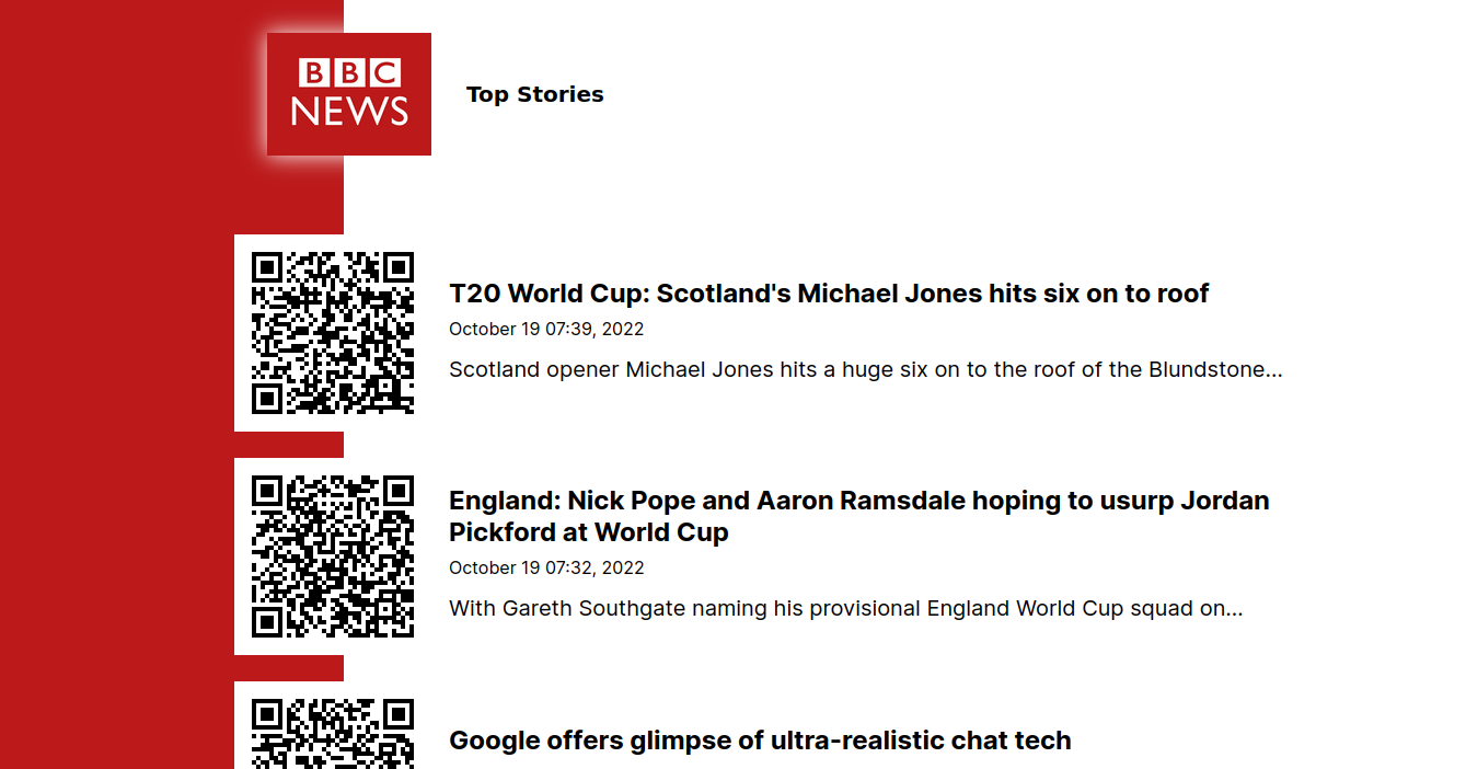 BBC news feed